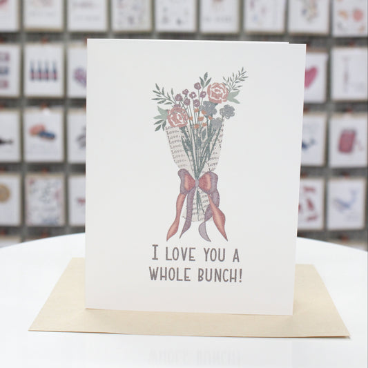 I Love You a Whole Bunch | Greeting Card